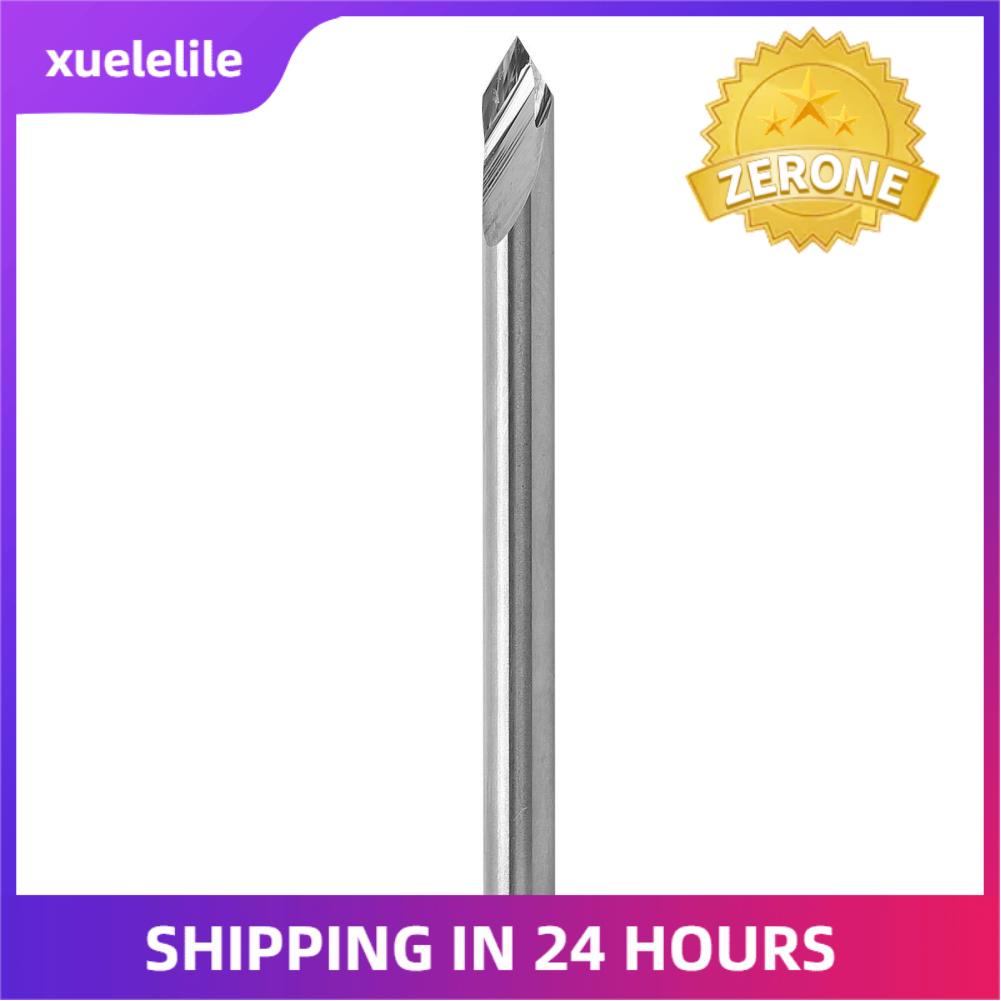 Engraving Bit Drill Point Knife CNC Router Engraver Carving End Mill 3.175 x 60° x 0.1 x 40L