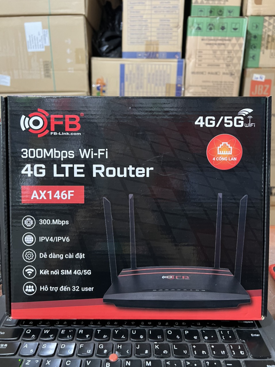 Router router wifi 4g lte fb-link ax146f 300mbps