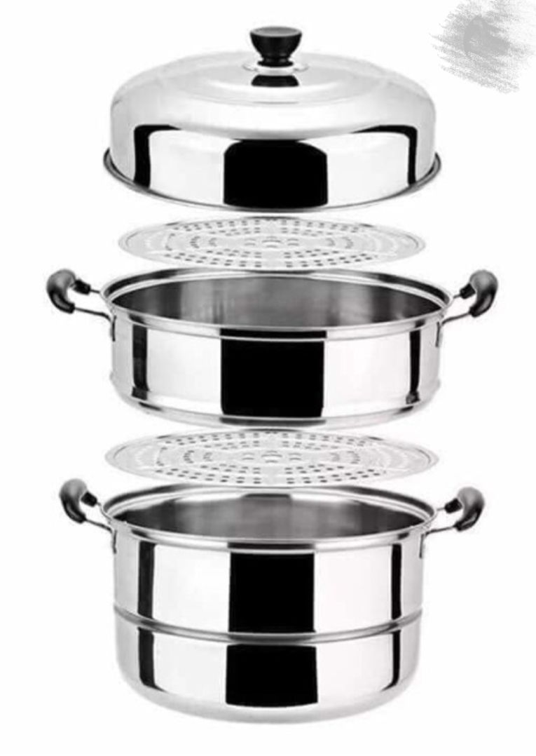 NỒI XỬNG HẤP INOX 3 TẦNG - 28CM