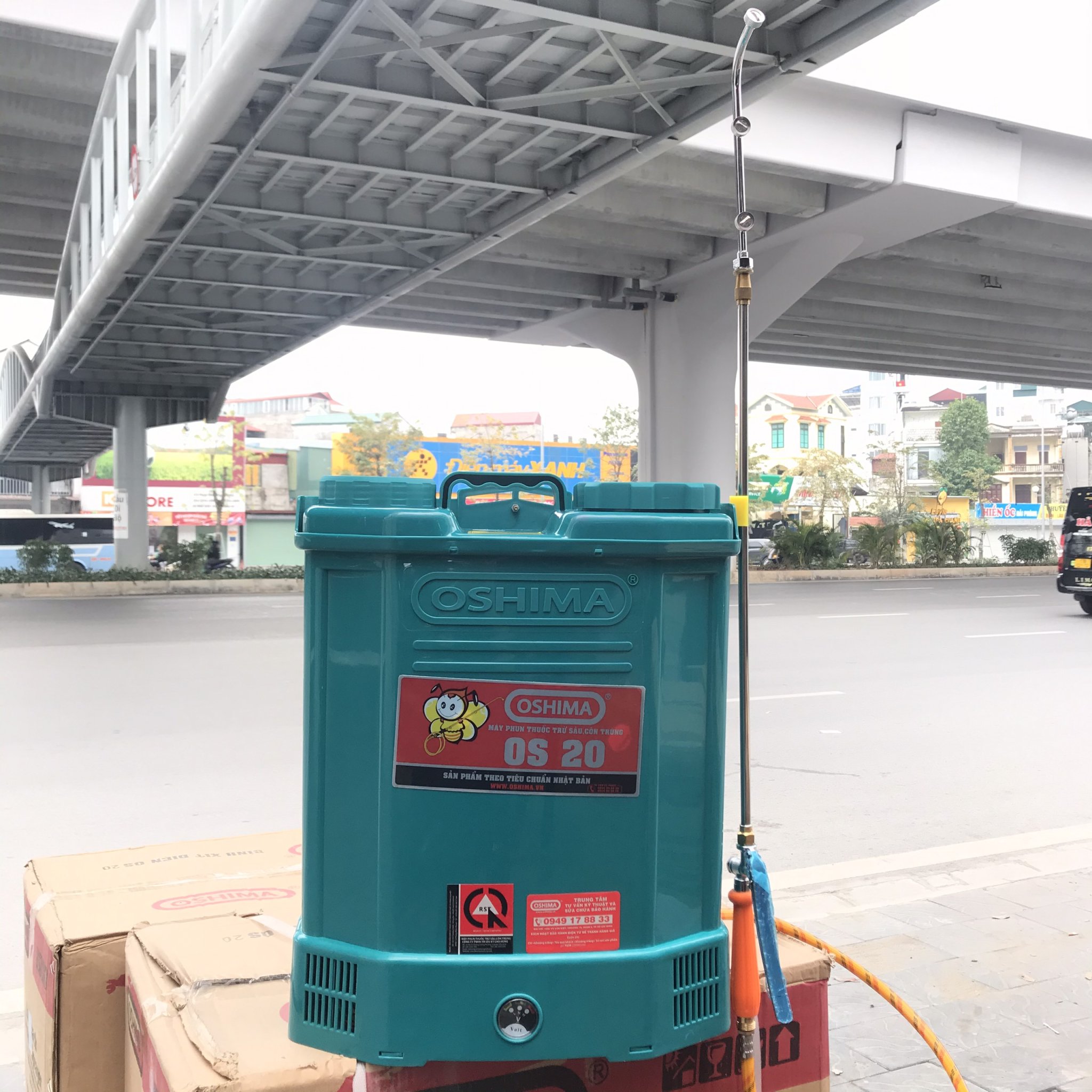 Bình xịt điện trừ sâu Oshima OS20 mẫu mới nhất 2021