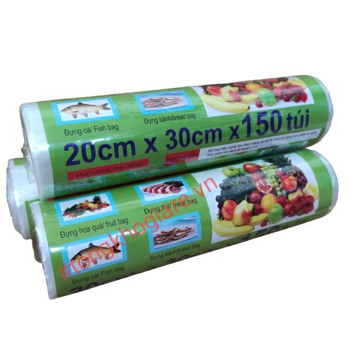 CUỘN TÚI ĐỰNG THỰC PHẨM AN LÀNH(25x35x0.25kg)