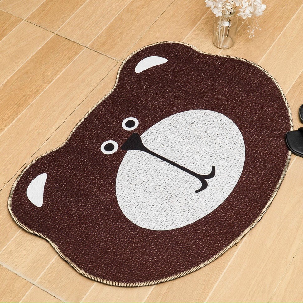 Thảm chân 3D hình thú siêu cute