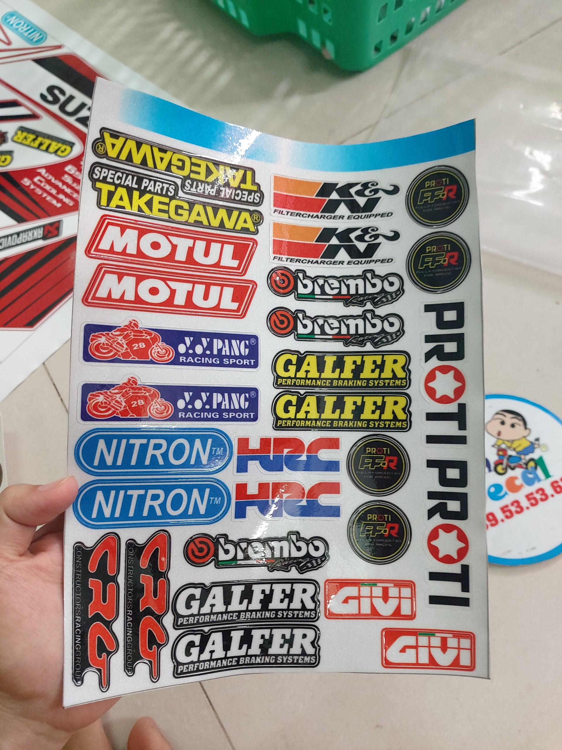 tem tấm logo trọn bộ