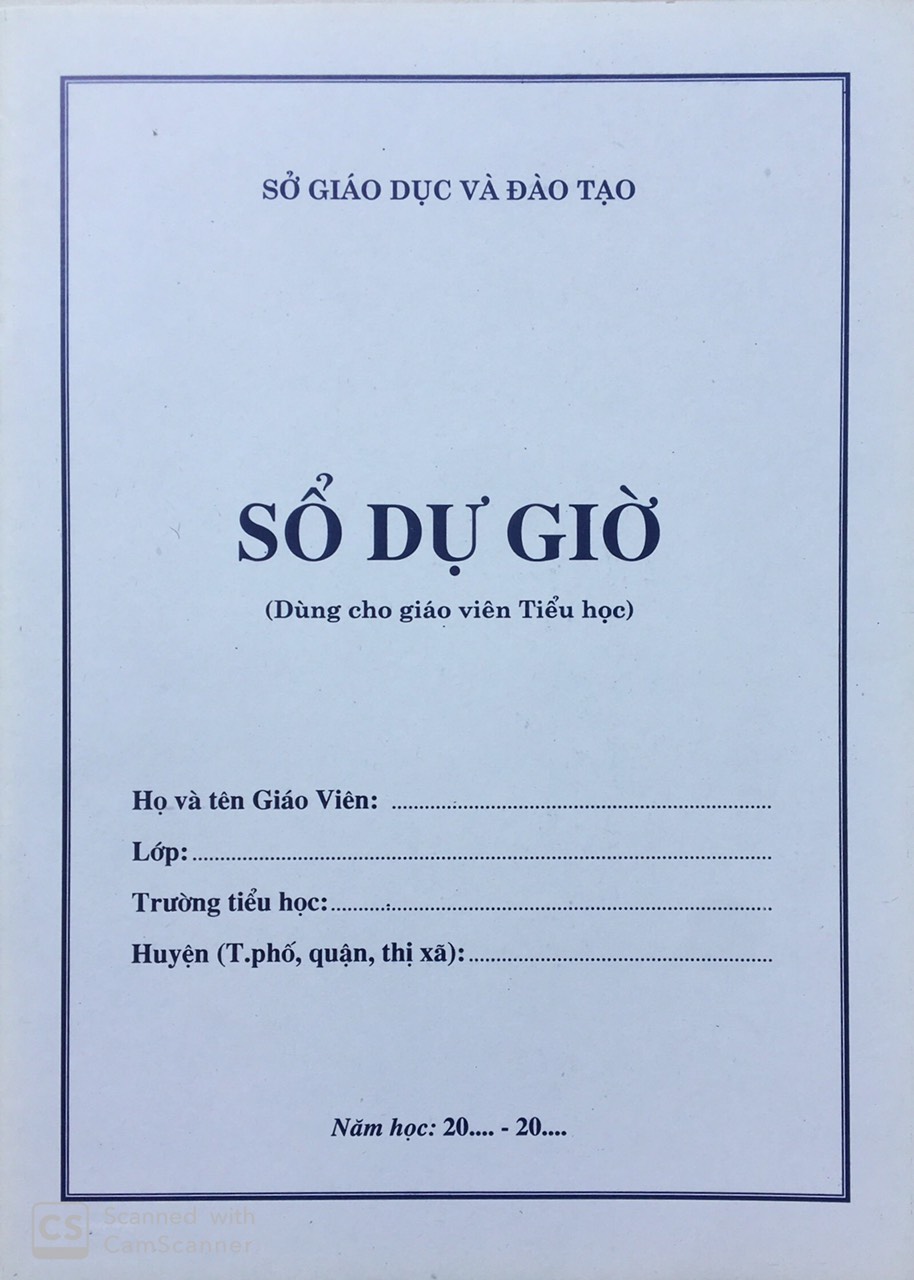 Sổ dự giờ tiểu học