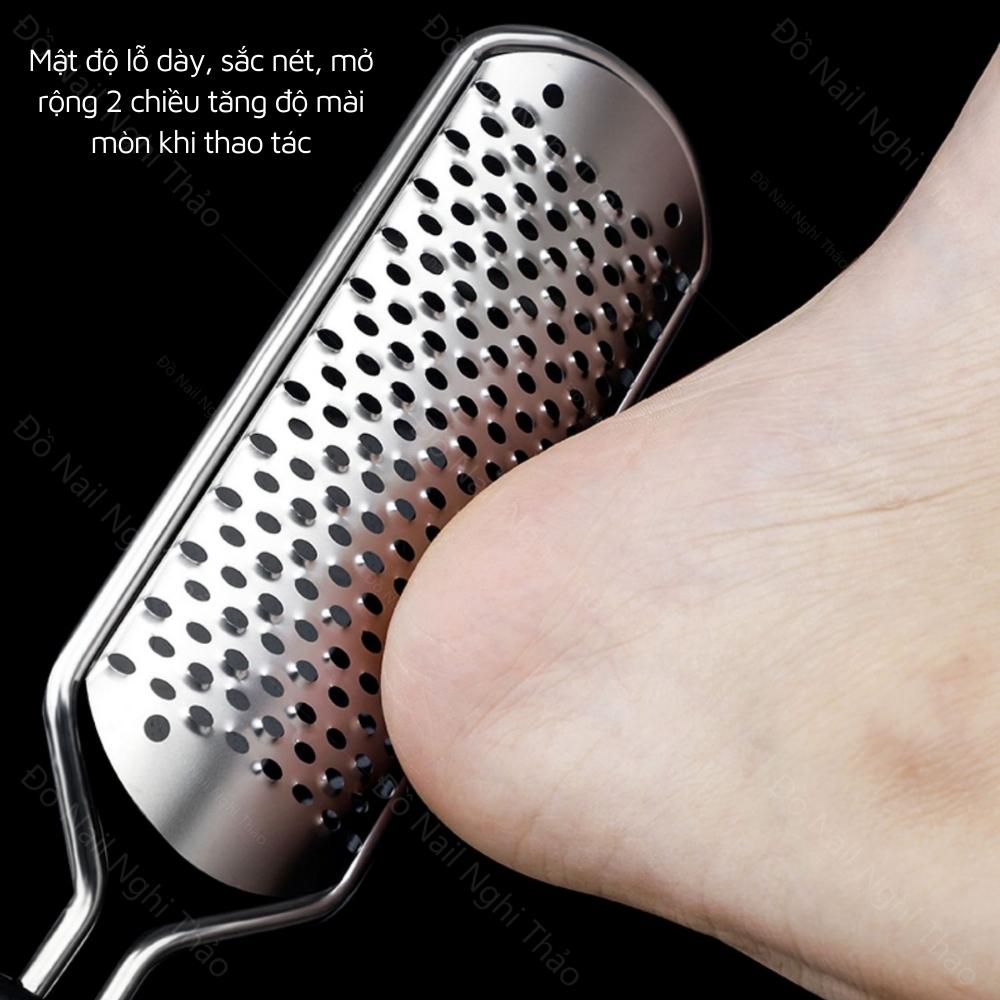 Dụng cụ chà gót chân inox