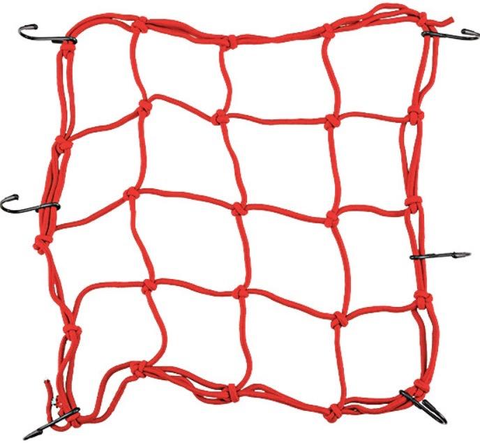 Lưới thun ràng đô xe máy kích cỡ 40x40 ( Đen + Đỏ + Xanh dương )