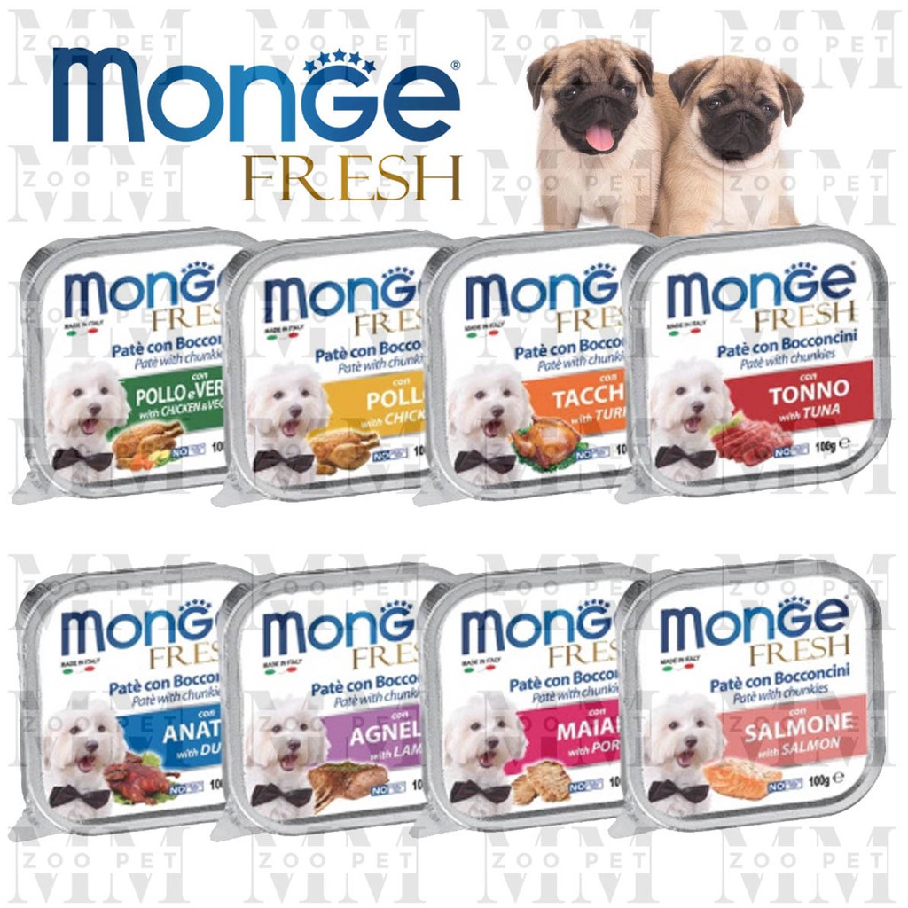 Pate Monge 100gr dành cho chó con, chó trưởng thành - T3 PETS SHOP
