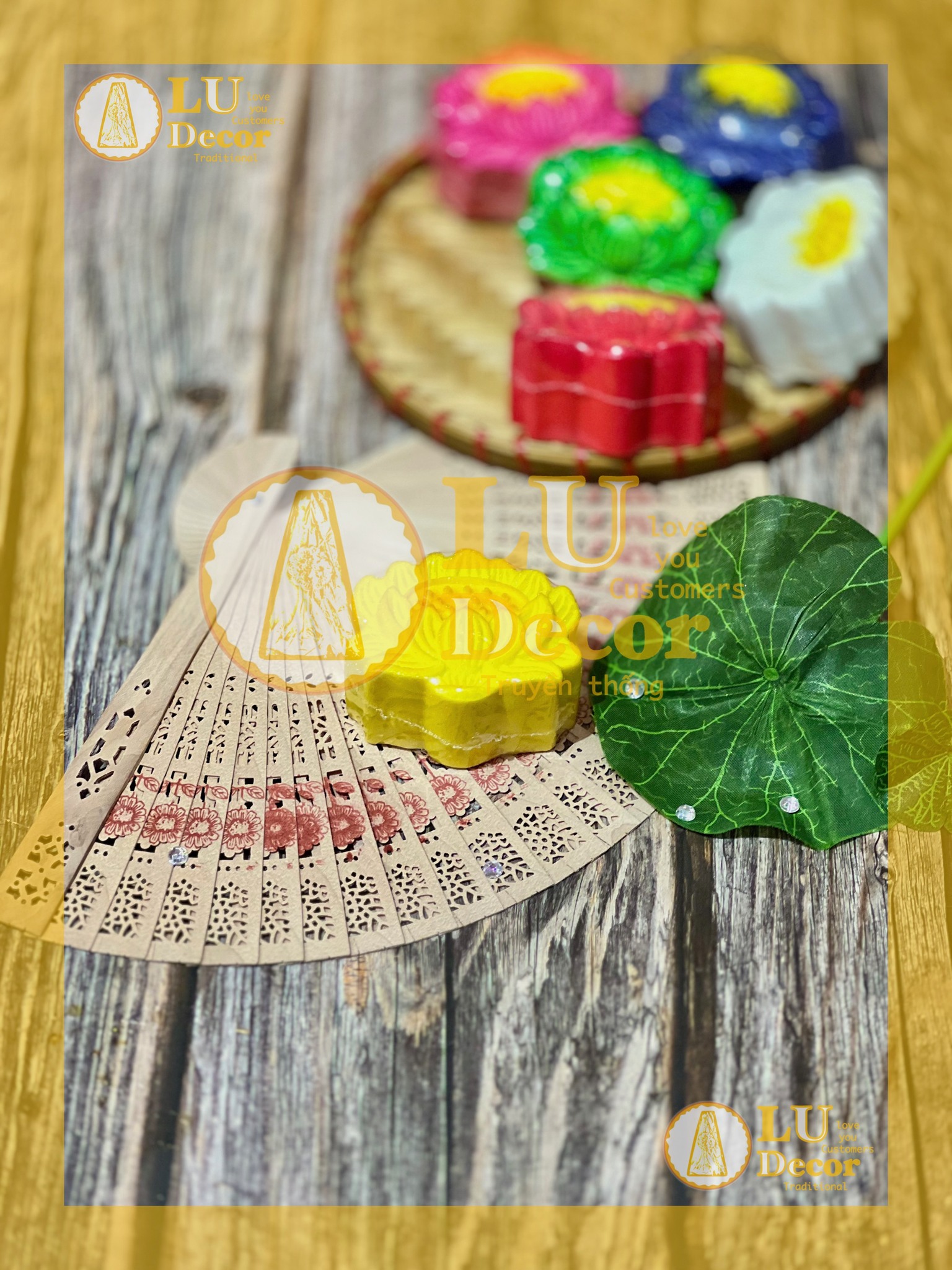 Oản rustic, oản coarse flower lotus Lu