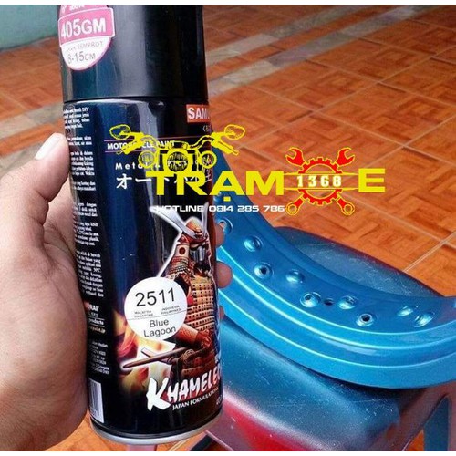 SƠN SAMURAI MÀU XANH ĐẦM PHÁ 2511- XANH NGỌC SÁNG