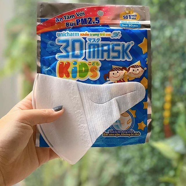 [COMBO GIÁ RẺ] Khẩu trang Unicharm 3D Mask Kid