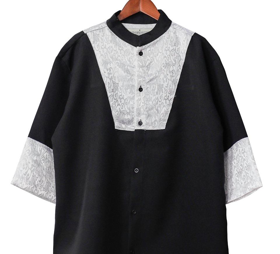 Áo Shanghai mix gấm Cổ Trụ