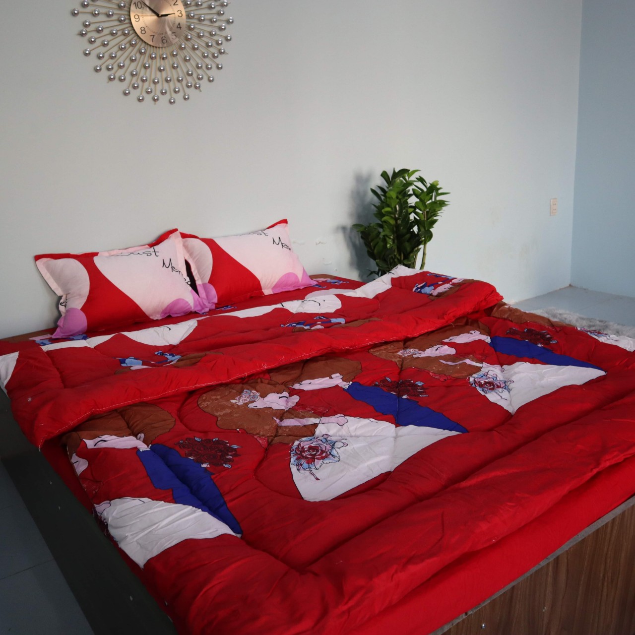 Set chăn phao + ga gối (Có Video) Các Màu Hoạt Hình (, chăn phao 5 món, chăn mền người lớn, chăn ngủ, chăn bông, chăn phao mùa đông chần bông, chăn phao siêu nhẹ, chăn phao chần bông dày, chăn phao 4 mùa, bộ chăn phao 5 món