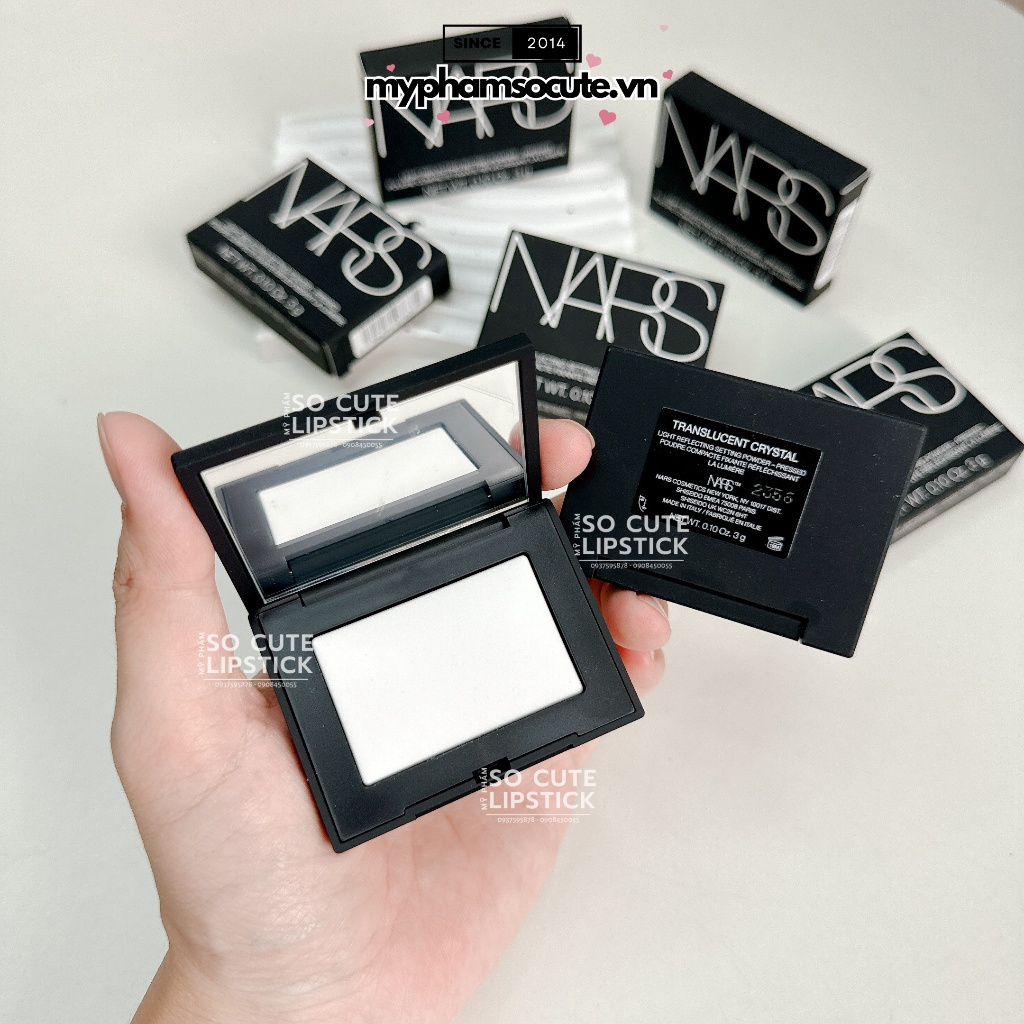 Minisize Phấn Phủ Dạng Nén NAARS Light Reflecting Setting Powder Pressed Translucent Crystal 1.8g
