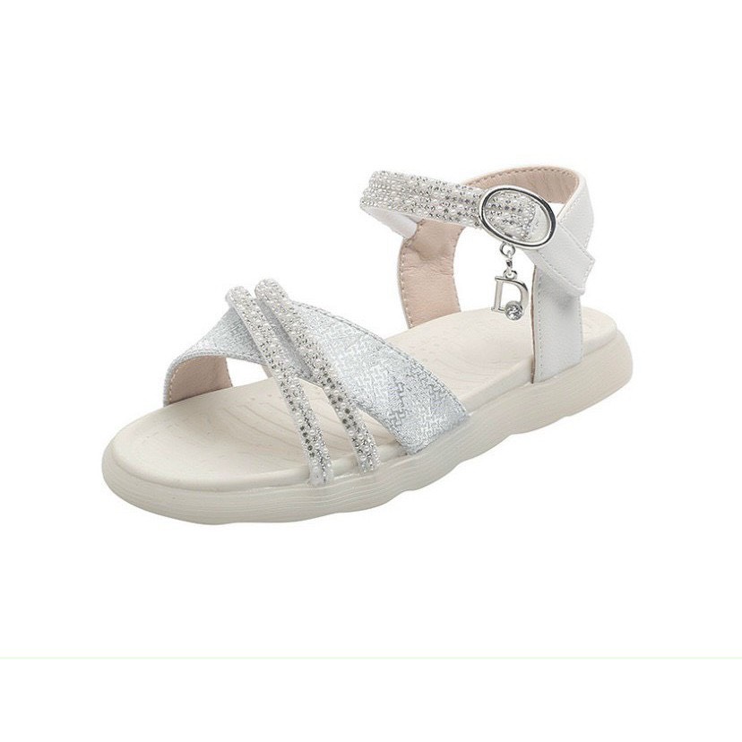 Giày Sandal quai chéo lấp lánh cho bé gái