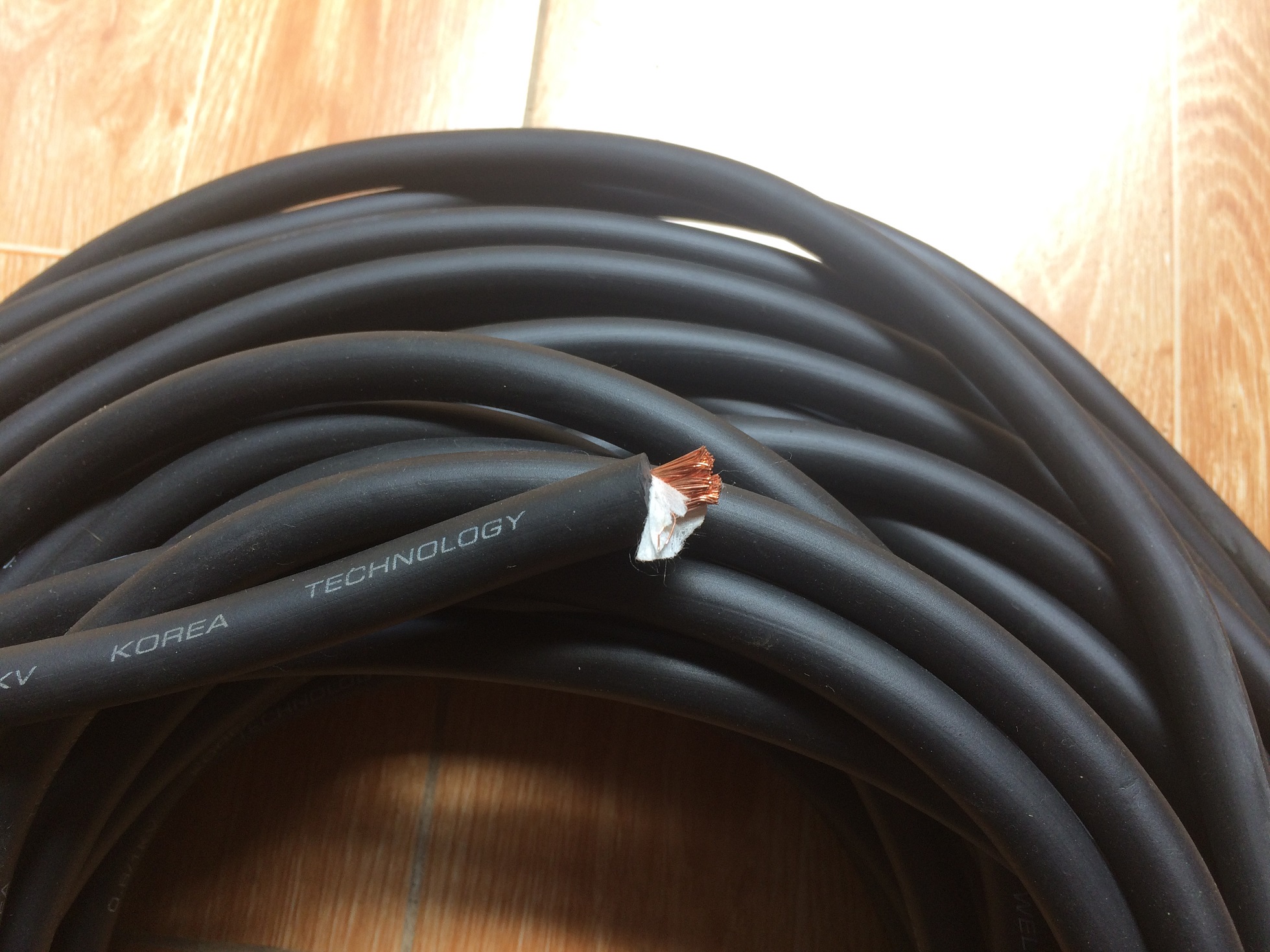[HCM] welding cables 25mm2, long 1M/2M/4M/6m copper core 100% Korea-wire electric welding