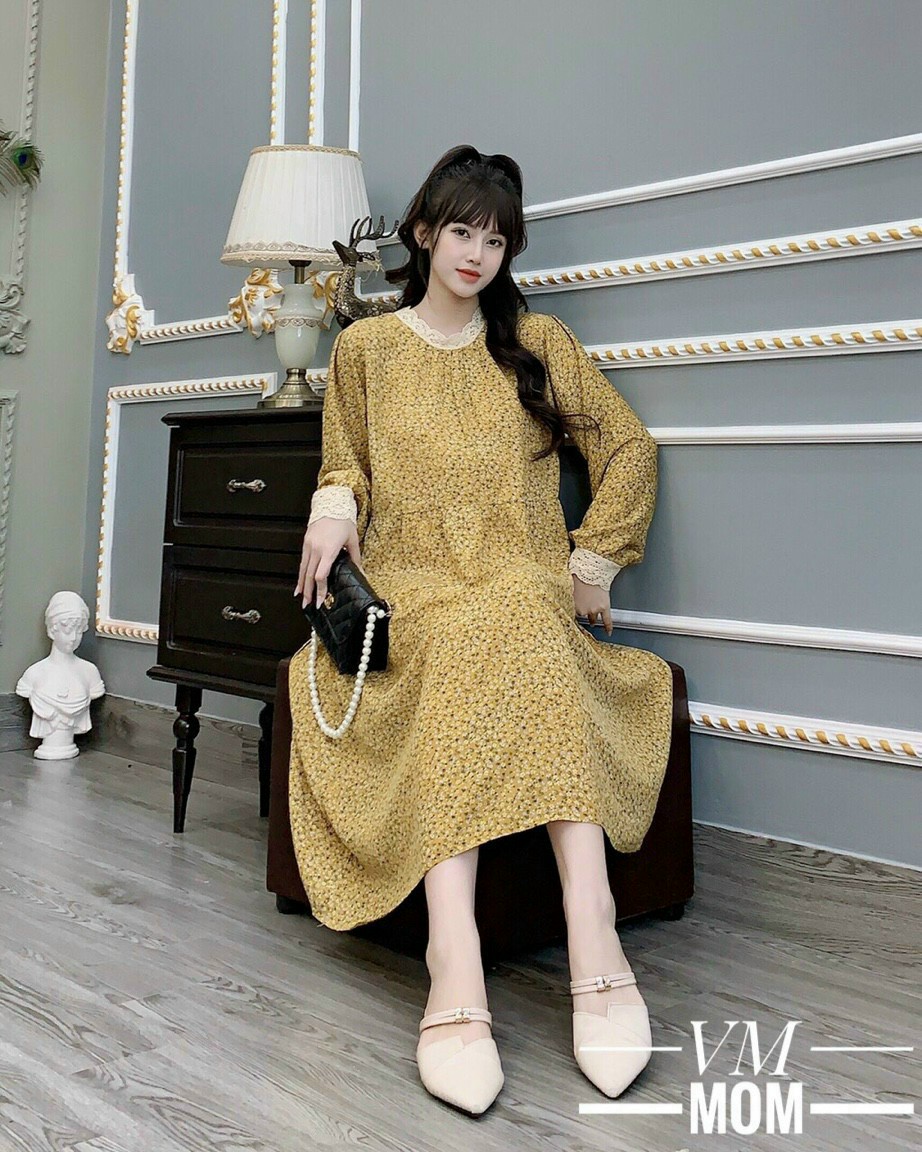 Đầm bigsize nữ, váy big size nữ, che mọi khuyết điểm bụng mỡ cho người mập - Đầm bigsize- đầm bầu thời trang
