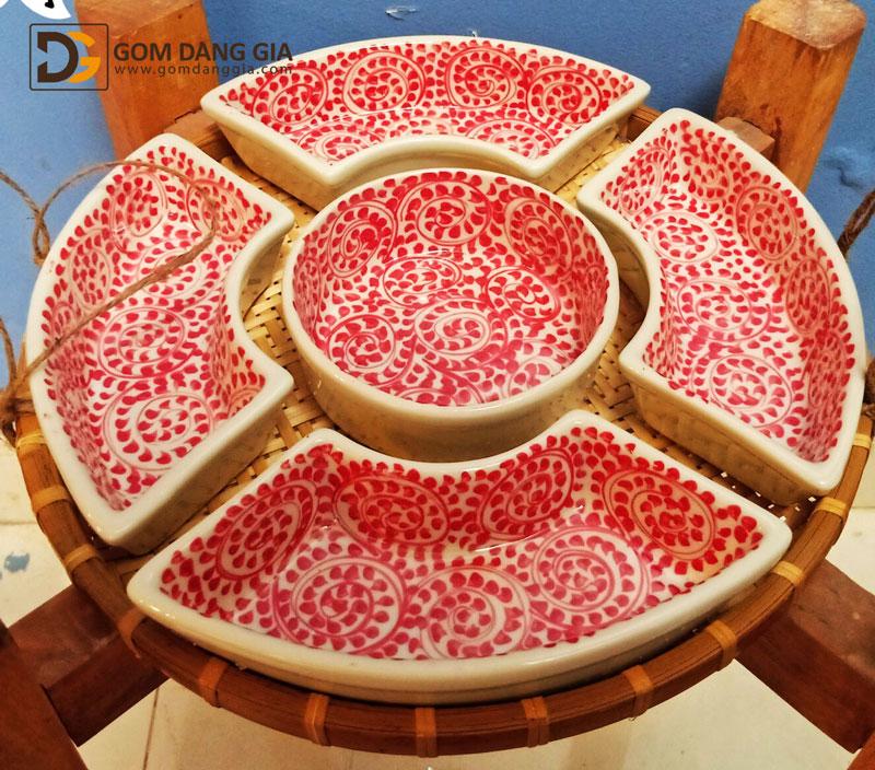 khay mứt bánh kẹo tết S2