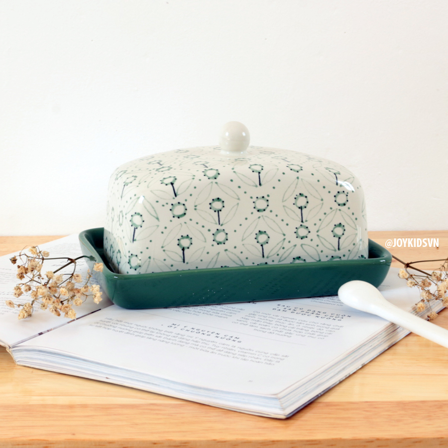 Đĩa Bơ Gốm | Dĩa đựng bơ gốm để bàn ăn -  Ceramic Butter Dish