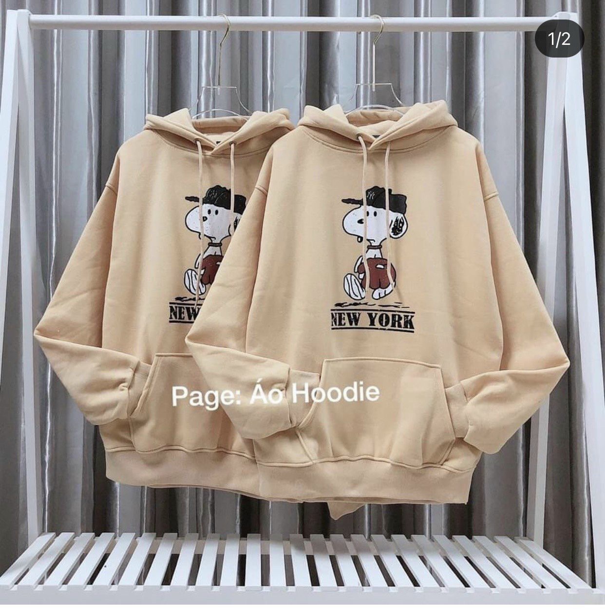 ÁO HOODIES NAM NỮ CẶP LOGO 'NEW YORK' TP147