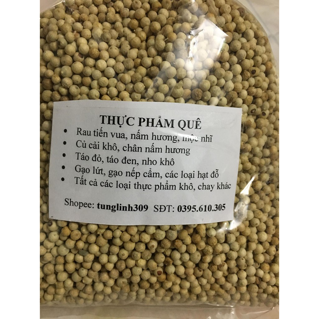 Hạt Tiêu Sọ Loại 1 (Gói 300g Hút chân không)