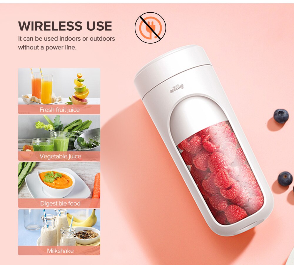 Máy xay sinh tố cầm tay mini Deerma NU30 (White)