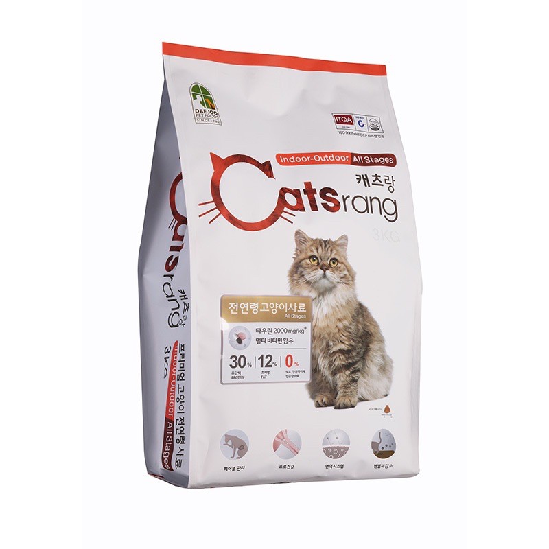 Hạt Catsrang cho mèo túi 1Kg