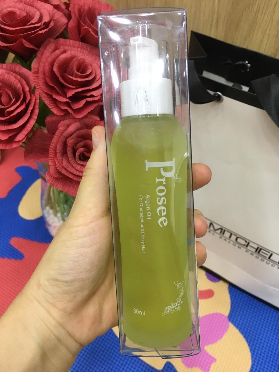 [HCM]Tinh dầu dưỡng tóc Prosee Argan Oil chính hãng 80ml