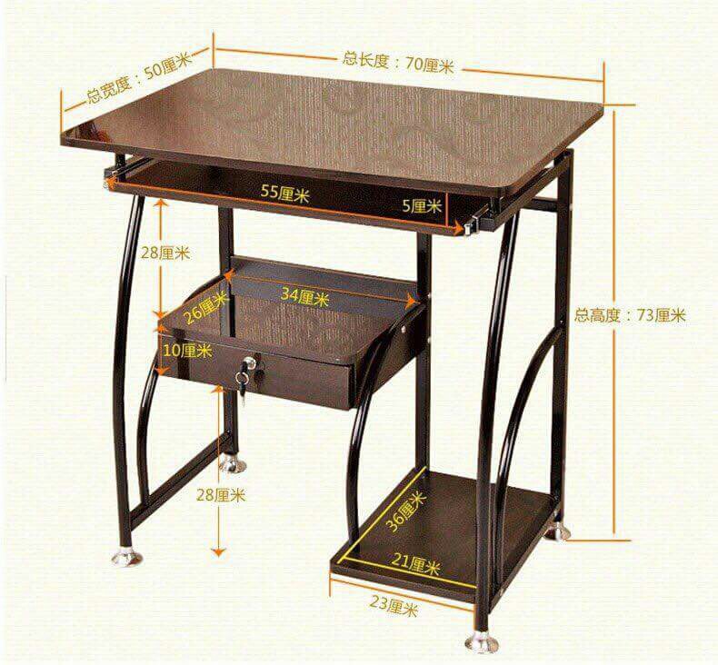 BÀN LÀM VIỆC BÀN ĐỂ MÁY TÍNH NHỎ GỌN
