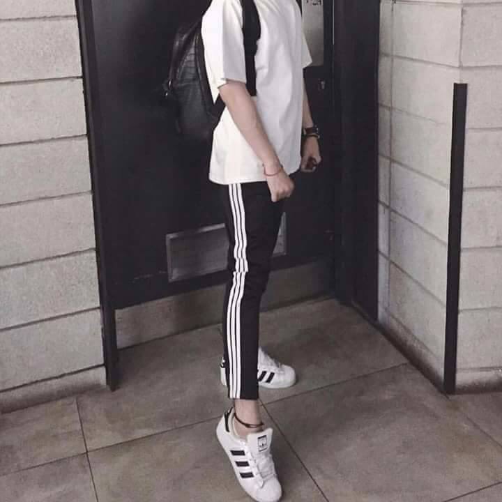 [HCM] (M L XL, 40-70kg Quần 3 Sọc dọc unisex nam/nữ). Có ảnh thật. Quần 3 line unisex nam/nữ