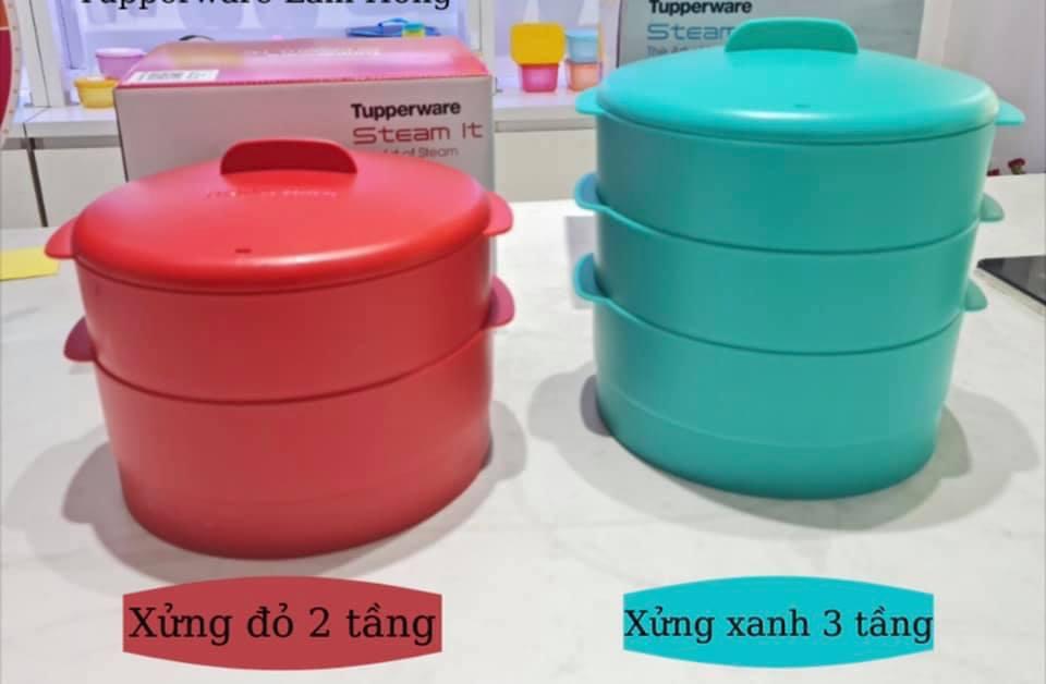 Tuperware - Xửng hấp STEAM IT 2 tầng/ 3 tầng Tupperware