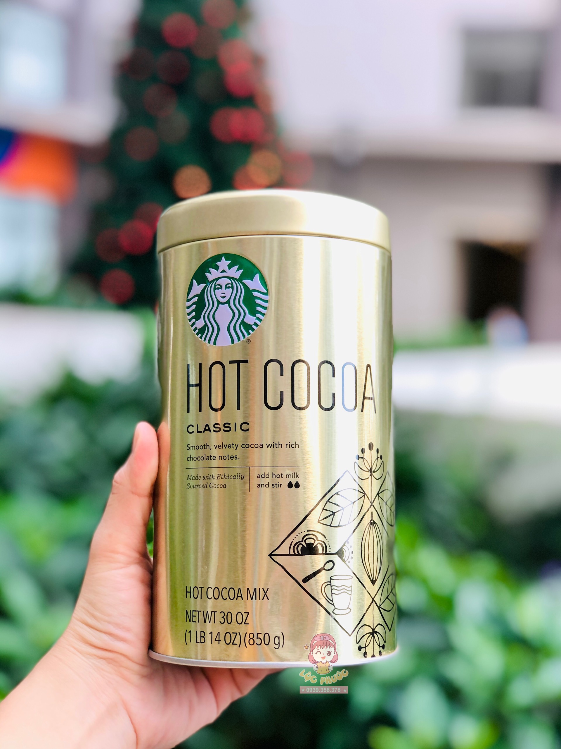 BỘT CACAO HOT COCOA STARBUCK 850G - MỸ