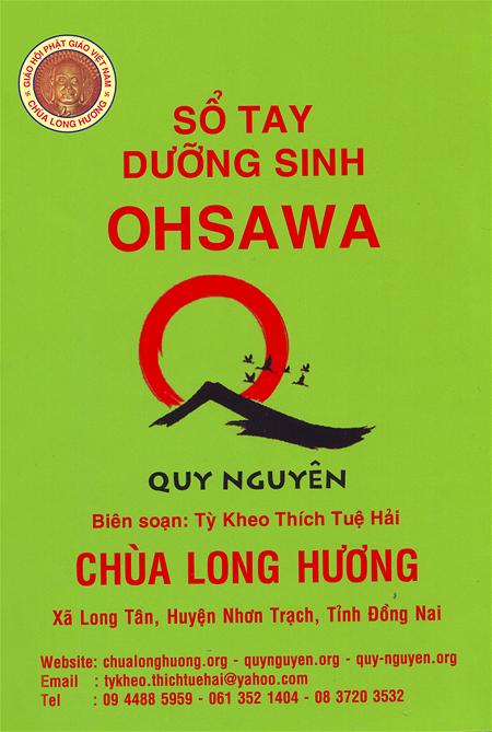 Sổ Tay Dưỡng Sinh Ohsawa Thầy Thích Tuệ Hải
