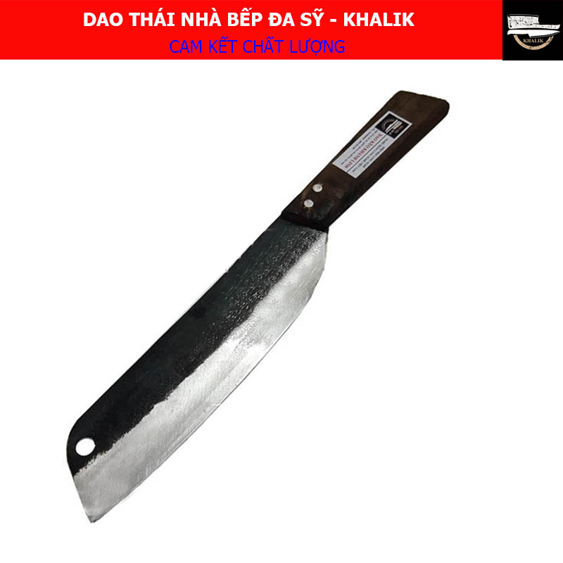 Dao thái nhà bếp rèn thủ công, dao thái rèn bằng thép cưa cực sắc bén - Dao thương hiệu Khalik