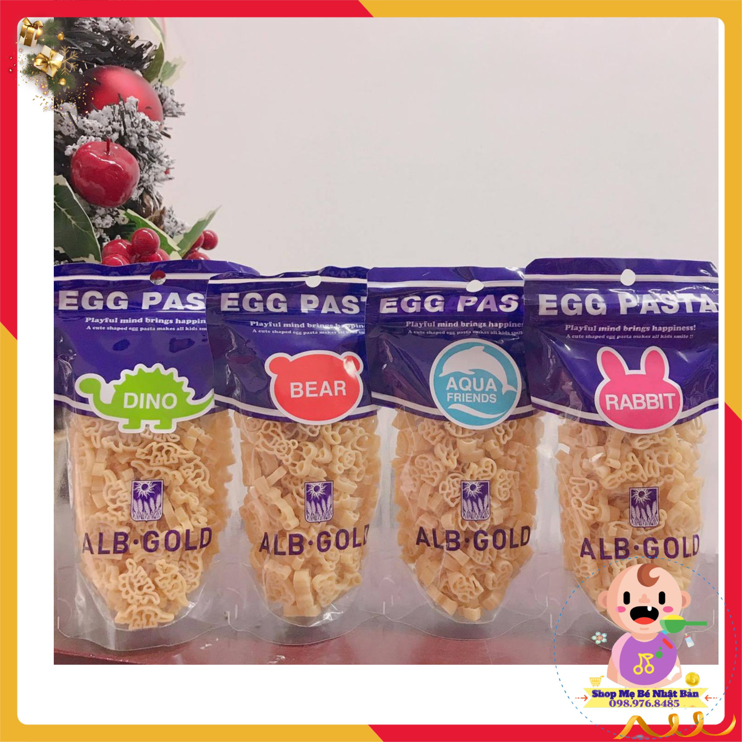 Nui Trứng Egg Pasta Nhật Bản Cho Bé Từ 8m+