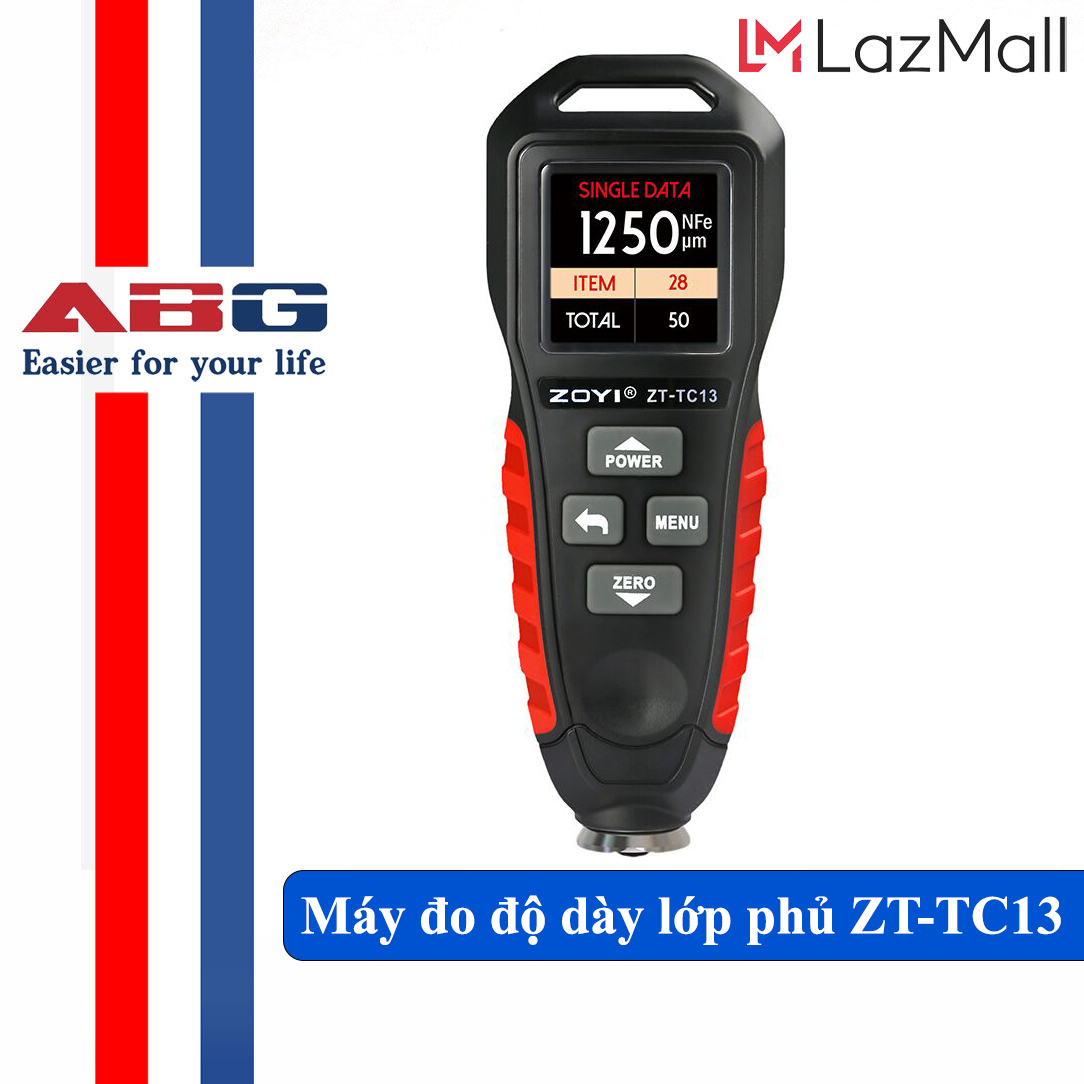 Máy kiểm tra độ dày lớp phủ cầm tay zoyi zt-tc13 máy kiểm tra bề mặt sơn, đo độ dày lớp mạ kẽm, máy đo độ dày sơn,…