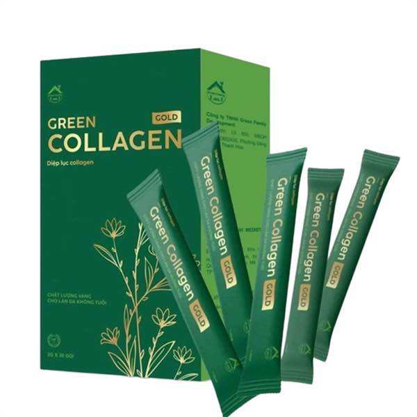 Diệp lục collagen gold 30 gói ( Creen Collagen Gold )