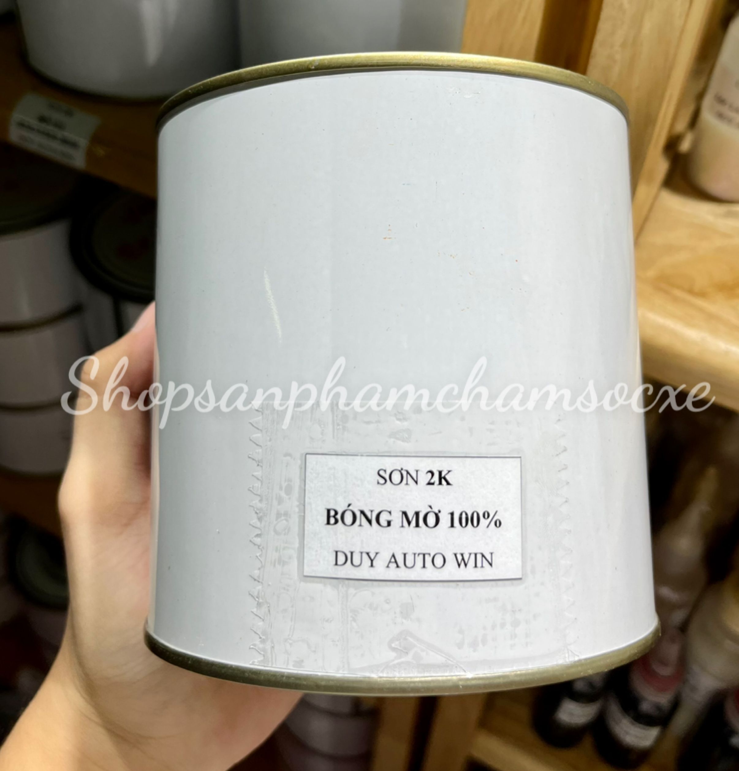 Sơn bóng mờ 2k thổi màu mờ 100% - sơn 2k ô tô xe máy