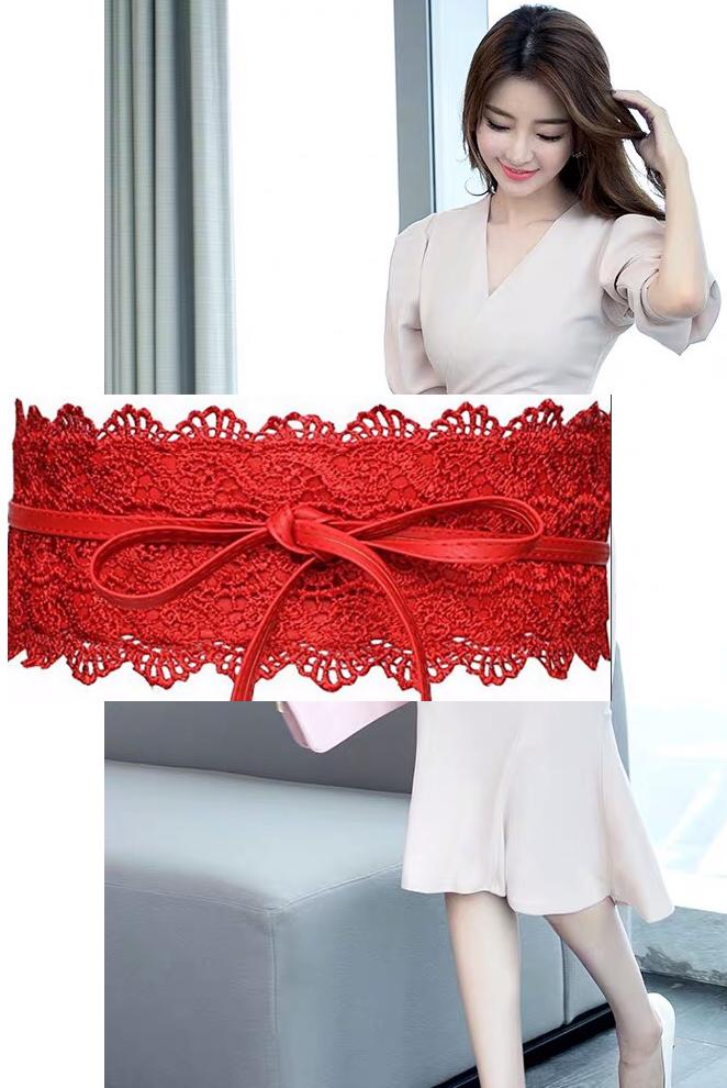 Thắt lưng nữ lace, Dây nịt ren đẹp