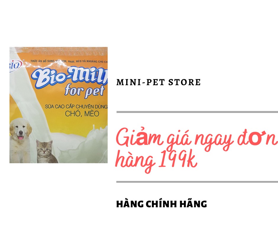 Sữa Cho Chó, Mèo, Bio MILK (100g) THÚ Y BIO