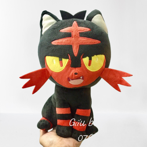 [HCM]Gấu bông pokemon mèo đen Litten