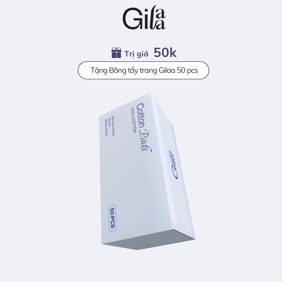 [HÀNG TẶNG KHÔNG BÁN] Bông Tẩy Trang Gilaa 50pcs