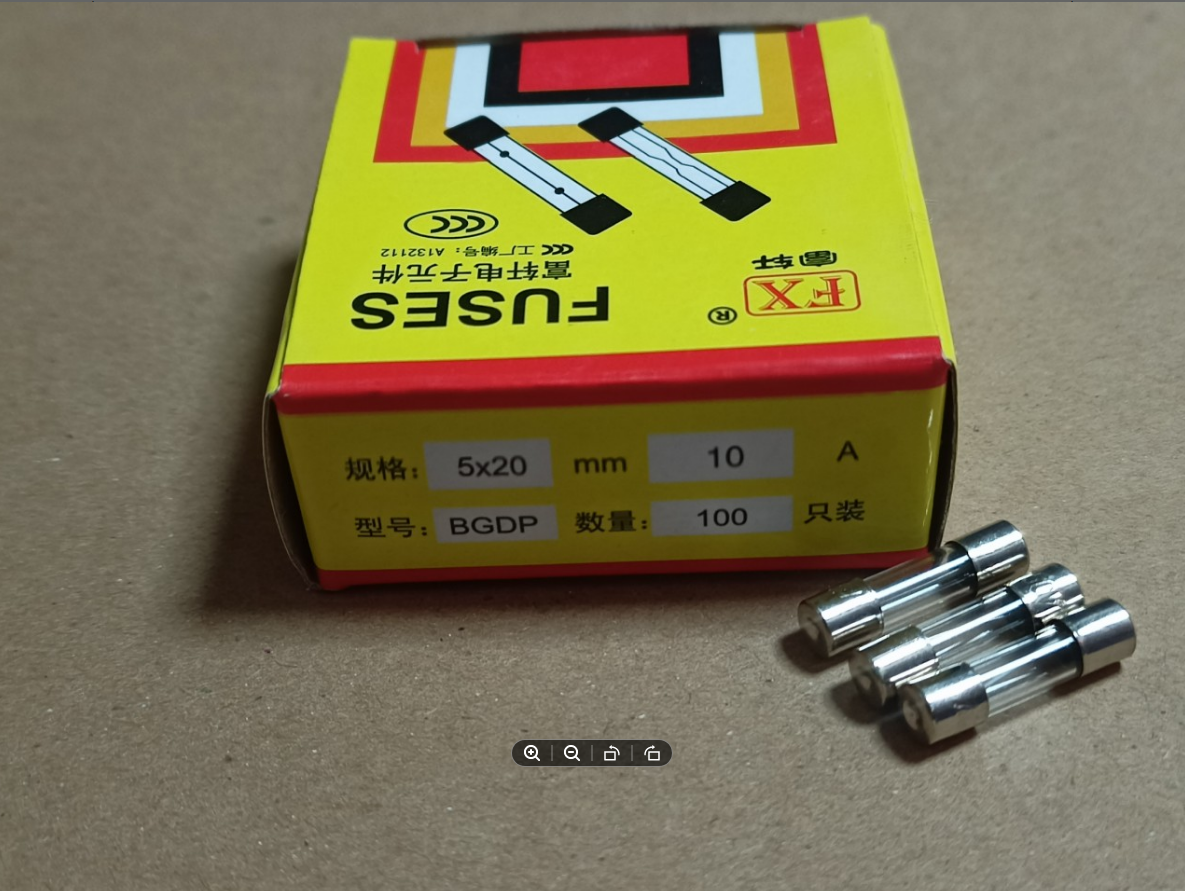 Cầu Chì 10A 250V 5x20mm (Hộp 100 chiếc)