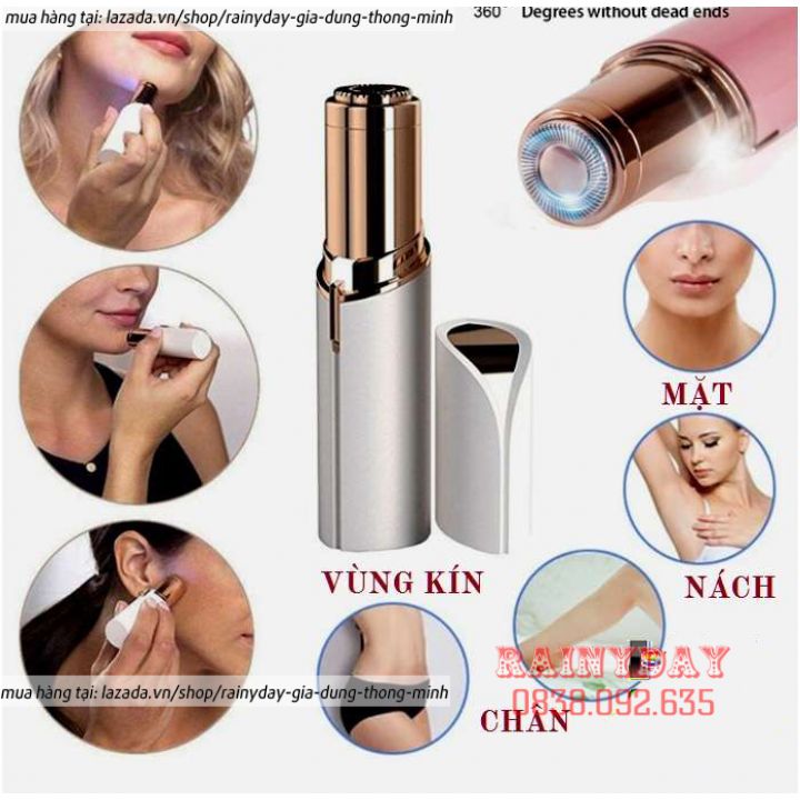 Máy cạo lông mini cho nữ nhỏ gọn tiện lợi, sử dụng tẩy lông đa năng