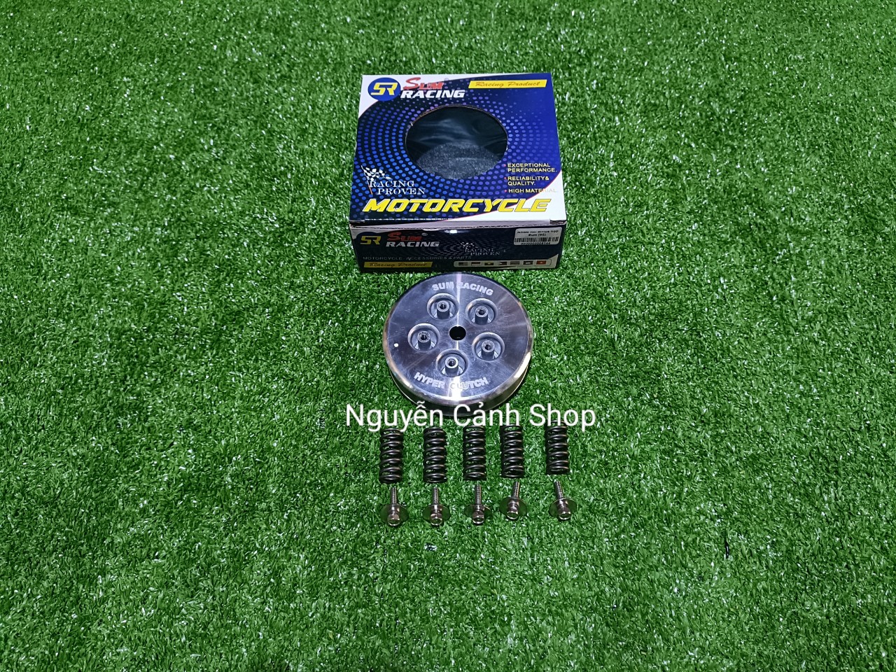 Nhôm Nồi Độ Wave Dream Sirius Sum Racing 5 lò xo hàng chính hãng