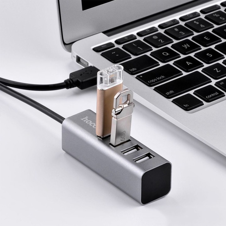 Bộ chia cổng usb hup usb hoco HB1 - 4 cổng usb - KOI TECH