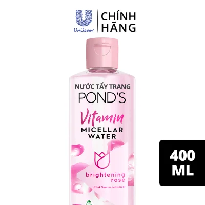 Nước tẩy trang Vitamin và hoa hồng sáng da Pond's Micellar Water 400ml