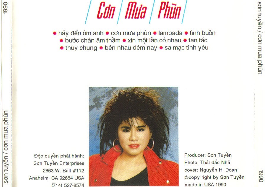 Cơn Mưa Phùn (Sơn Tuyền CD007)