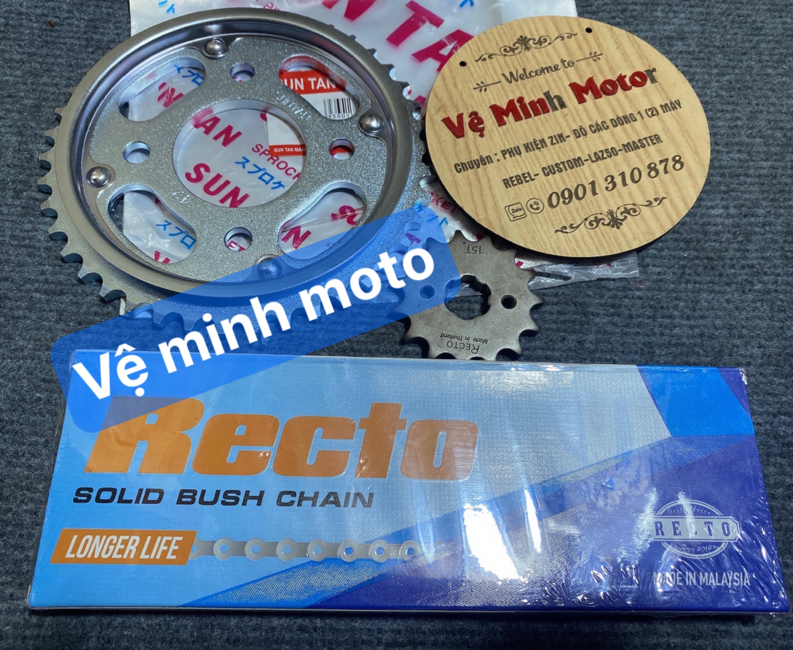 Nhông sên dĩa cd125 - benly 125