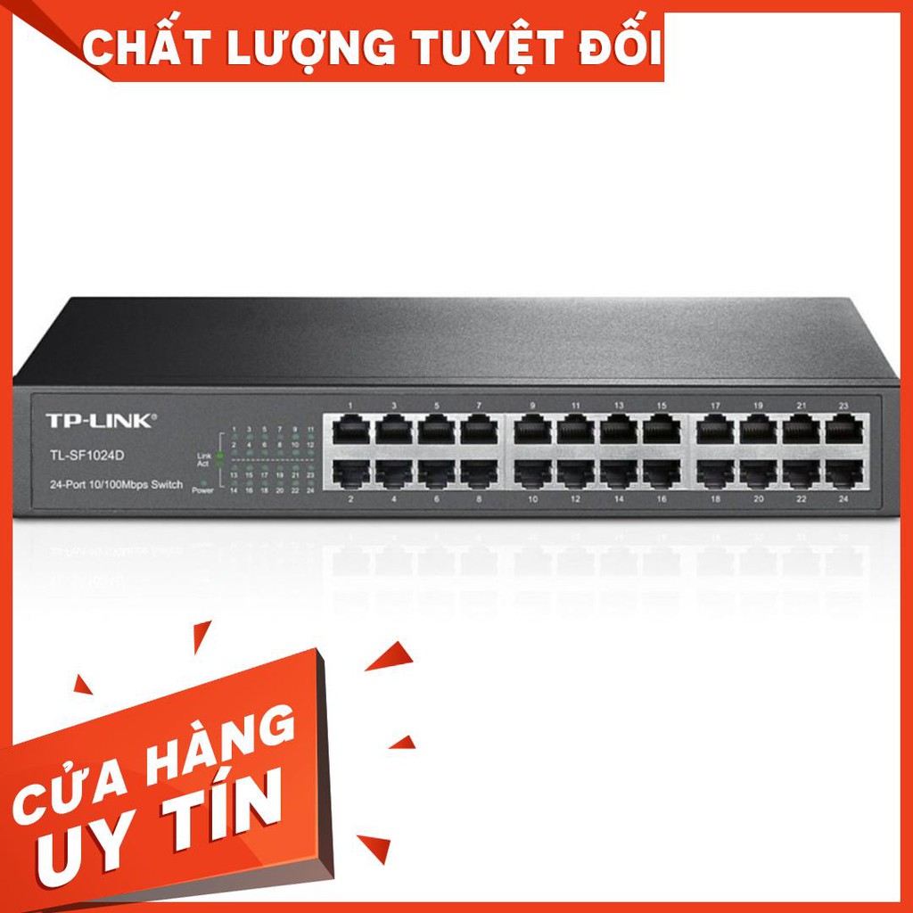 Switch tplink 24 port chính hãng tl-sf1024d. vi tính quốc duy