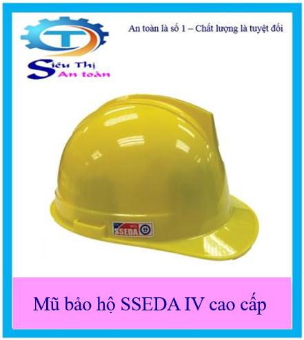Mũ bảo hộ SSEDA IV cao cấp chất lượng an toàn nón cứng bảo vệ đầu- Tặng khẩu trang 3M 9001